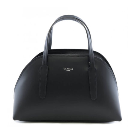 ハンドバッグ ショルダー 半月「BAULETTO_0007_NE」ブラック 黒